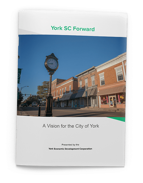 York SC Forward "A Vision for the City of York" presentation cover mockup